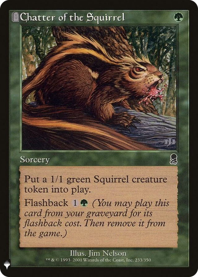 0233 Chatter of the Squirrel C The List Reprints