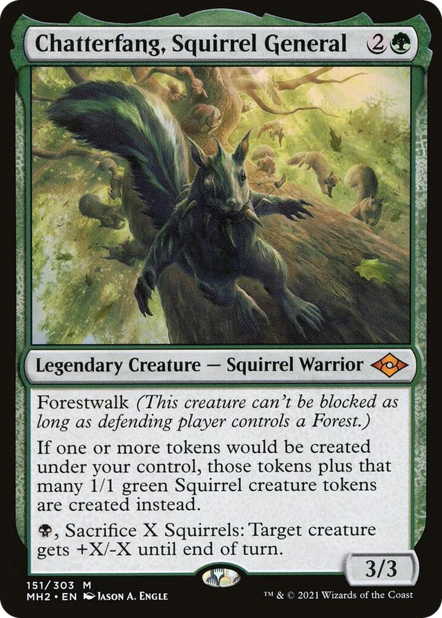 0151 Chatterfang, Squirrel General M Modern Horizons 2
