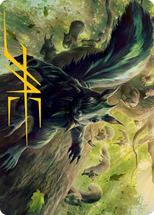 0068 Chatterfang, Squirrel General Art Card (68/81) (Gold-Stamped Signature) S Art Series: Modern Horizons 2