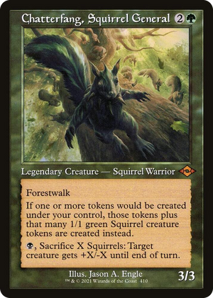 0410 Chatterfang, Squirrel General (Retro Frame) M Modern Horizons 2