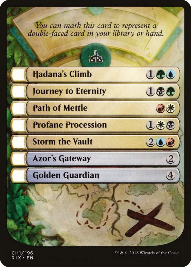 CH001 Checklist Card - Rivals of Ixalan T Rivals of Ixalan