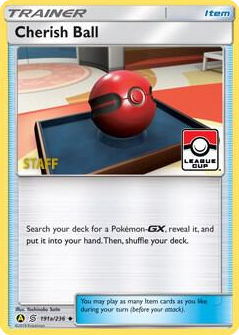 0191a Cherish Ball - 191a/236 (League Cup) [Staff] Promo League & Championship Cards