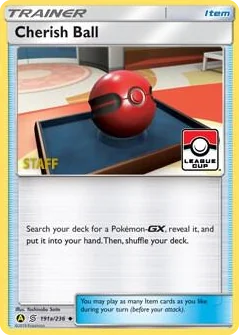 0191a Cherish Ball - 191a/236 (League Cup) [Staff] Promo League & Championship Cards