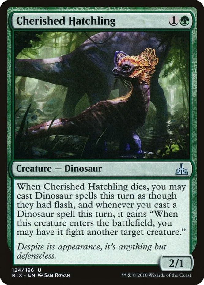 0124 Cherished Hatchling U Rivals of Ixalan
