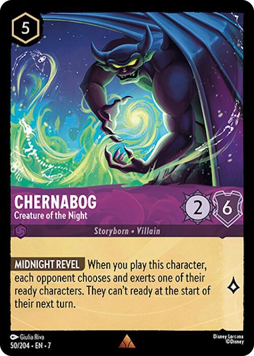 0050 Chernabog - Creature of the Night Rare Archazia's Island