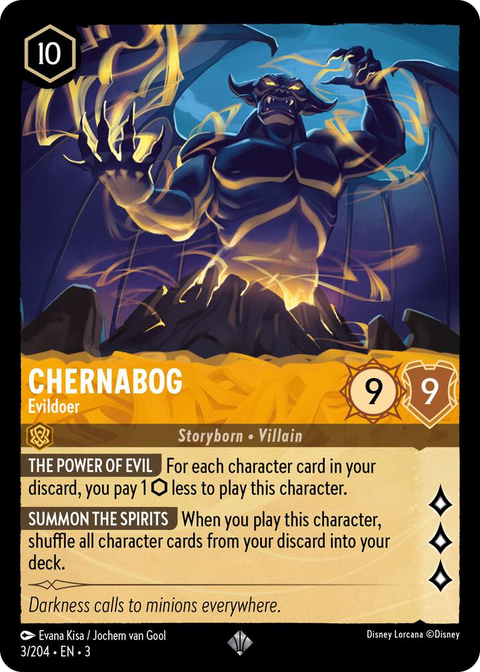 0003 Chernabog - Evildoer Super Rare Into the Inklands