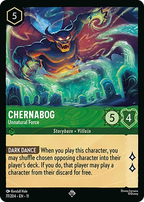 0077 Chernabog - Unnatural Force Super Rare Winterspell