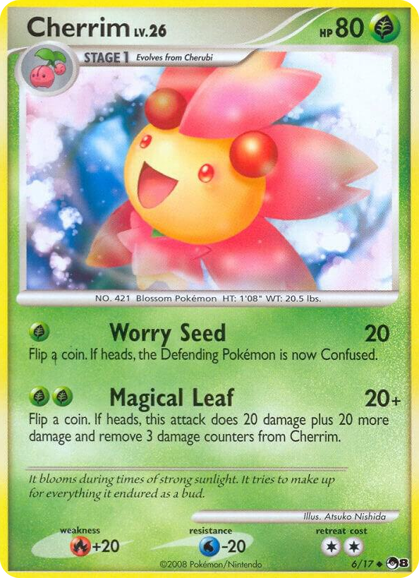 0006 Cherrim Uncommon POP Series 8