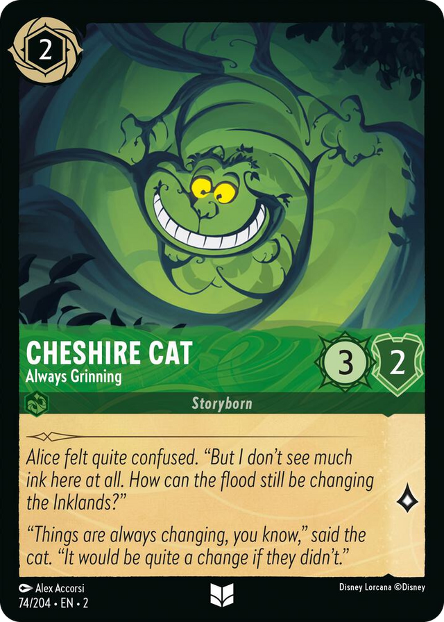 0074 Cheshire Cat - Always Grinning Uncommon Rise of the Floodborn
