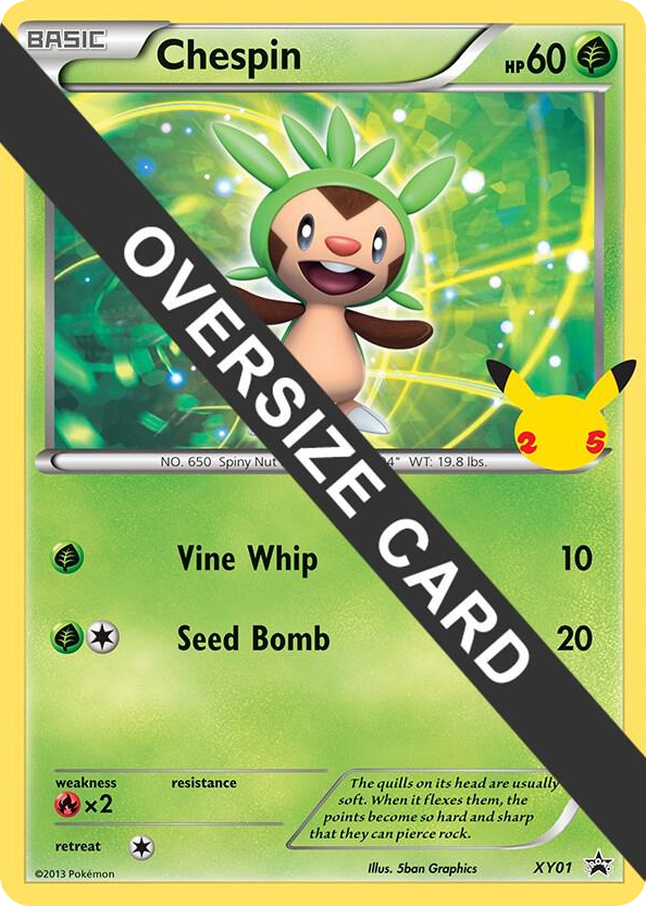 XY001 Chespin Promo First Partner Pack