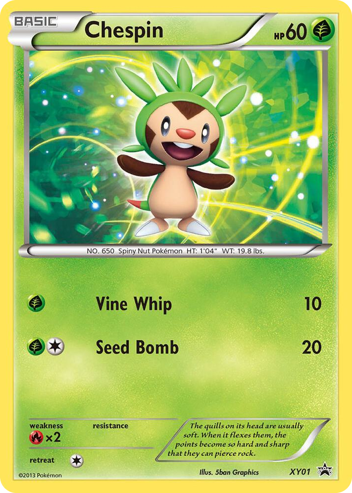 XY001 Chespin - XY01 Promo XY Promos