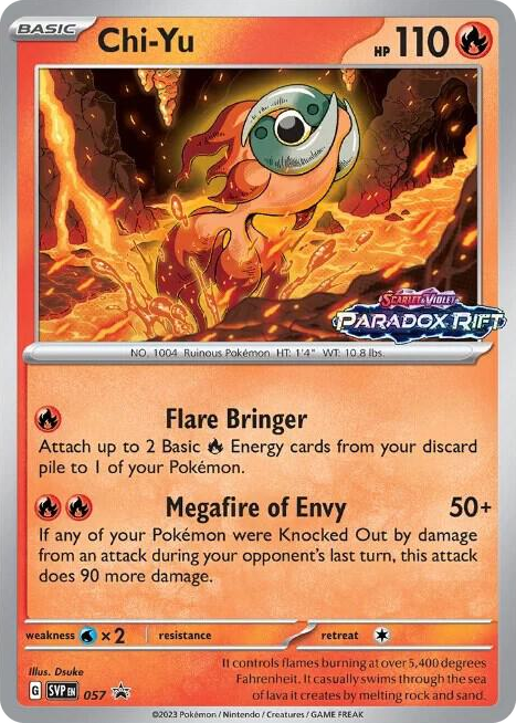 0057 Chi-Yu - 057 (Prerelease) Promo Scarlet & Violet Promo Cards