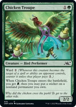 0419 Chicken Troupe (Galaxy Foil) C Unfinity