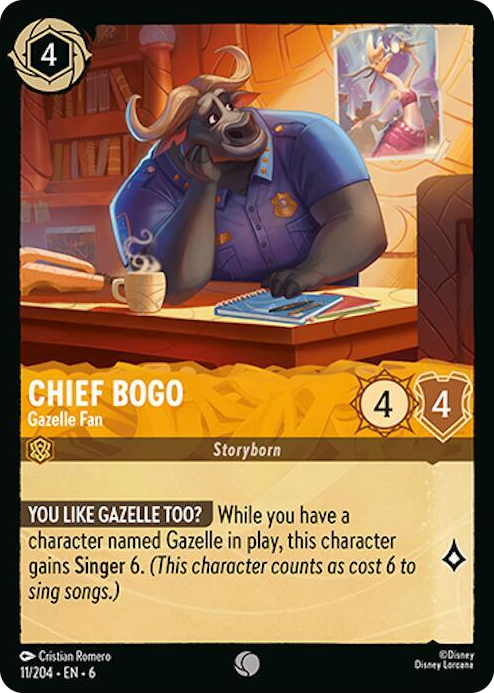 0011 Chief Bogo - Gazelle Fan Common Azurite Sea