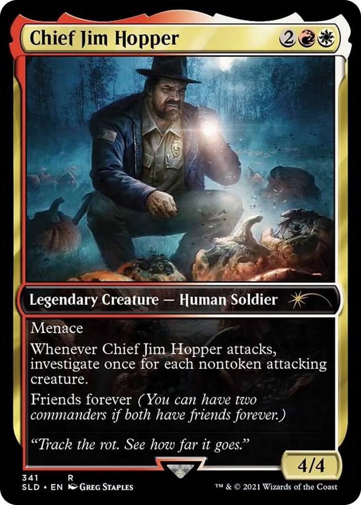 0341 Chief Jim Hopper R Secret Lair Drop Series