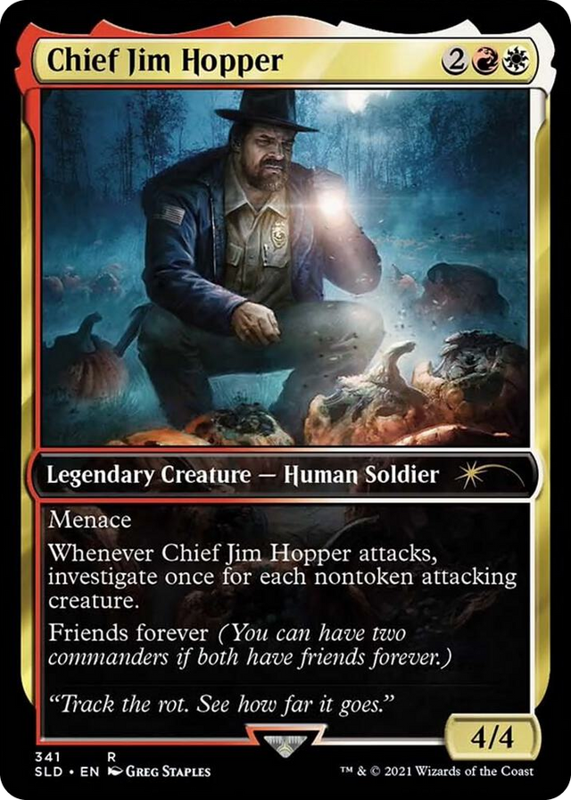 0341 Chief Jim Hopper R Secret Lair Drop Series