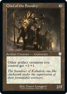 0134 Chief of the Foundry (Retro Frame) U Commander: The Brothers' War