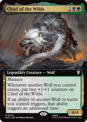 0103 Chief of the Wilds (Extended Art) M The Hobbit: Eternal-Legal