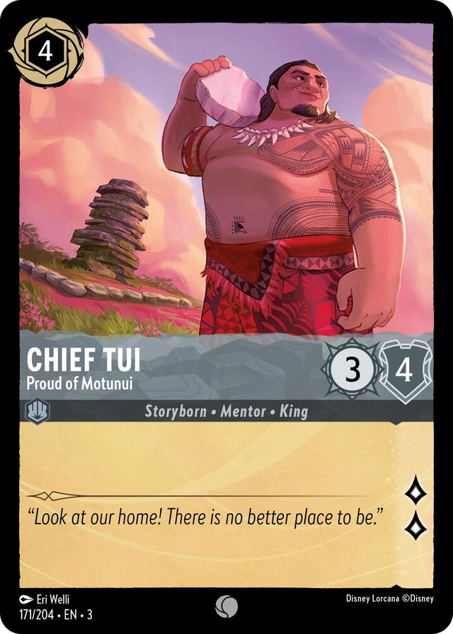 0171 Chief Tui - Proud of Motunui Common Into the Inklands