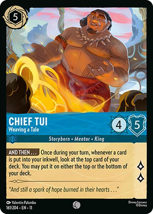 0161 Chief Tui - Weaving a Tale Common Winterspell