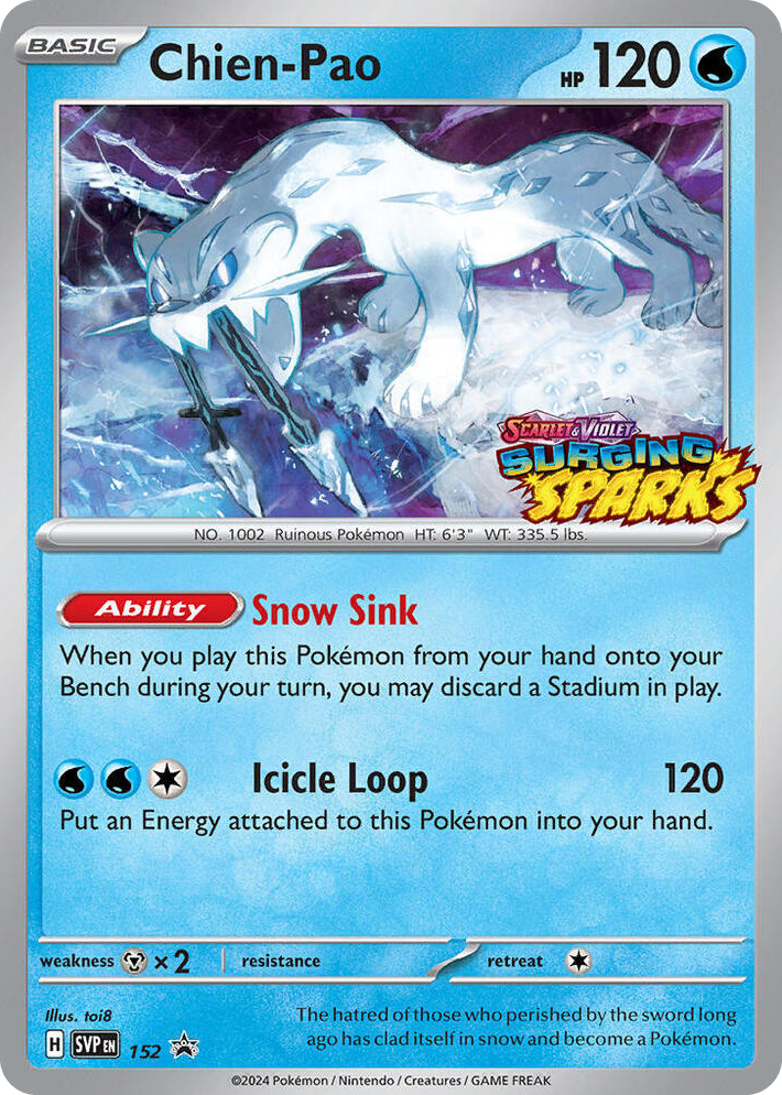 0152 Chien-Pao - 152 Promo Scarlet & Violet Promo Cards