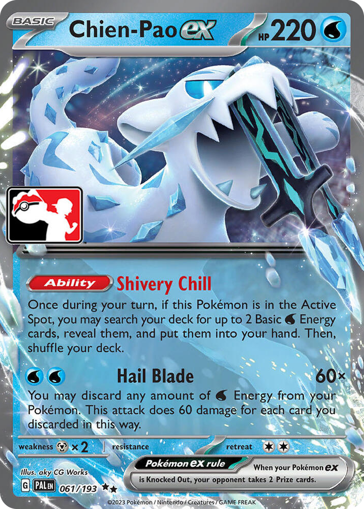 0061 Chien-Pao ex Double Rare Prize Pack Series Cards