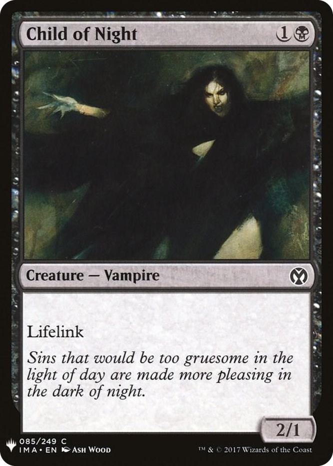 0085 Child of Night C The List Reprints