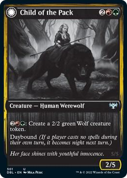 0501 Child of the Pack U Innistrad: Double Feature