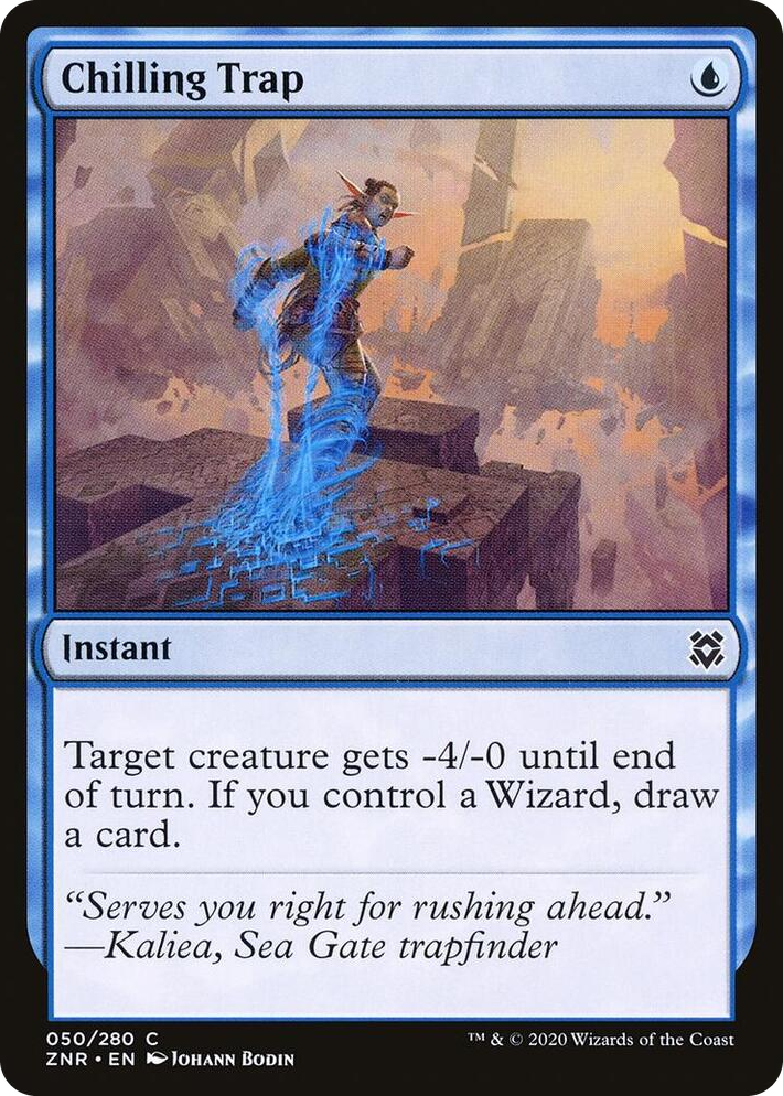 0050 Chilling Trap C Zendikar Rising
