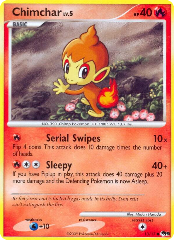 0013 Chimchar Common POP Series 9