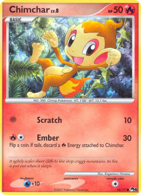 0014 Chimchar Common POP Series 6