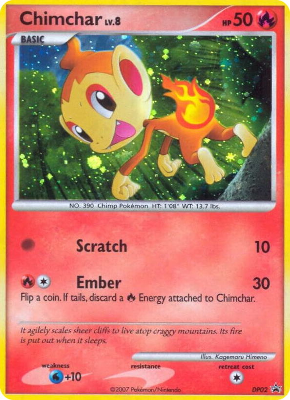 DP002 Chimchar - DP02 Promo Diamond and Pearl Promos