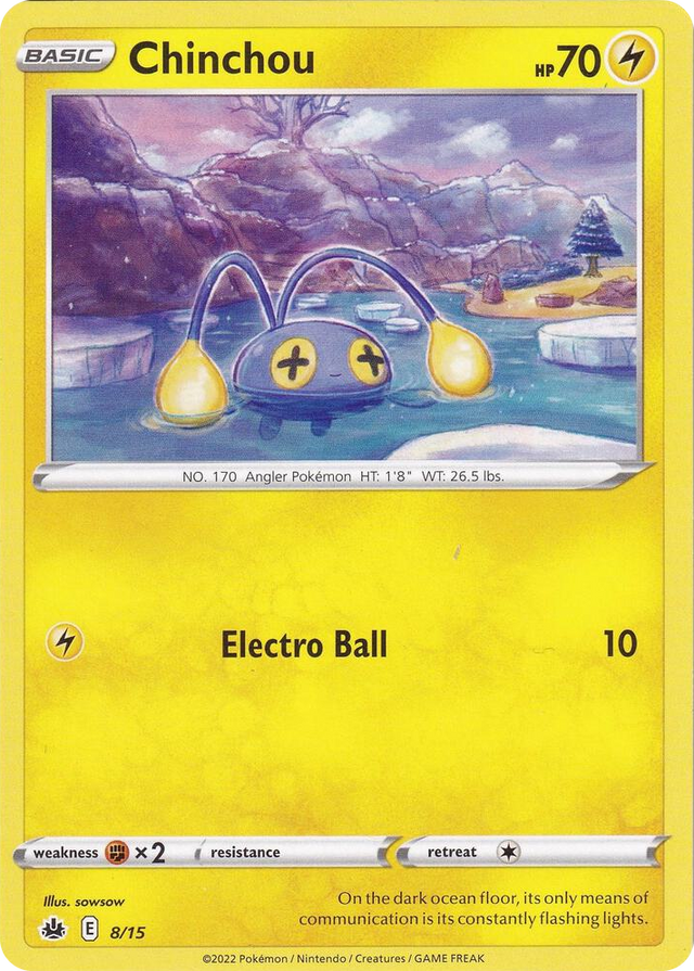 0008 Chinchou Promo McDonald's Promos 2022