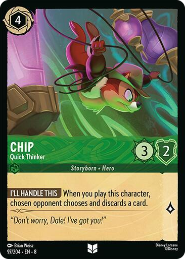 0097 Chip - Quick Thinker Uncommon Reign of Jafar
