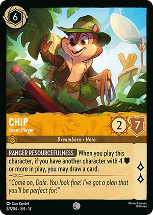 0027 Chip - Team Player Common Wilds Unknown