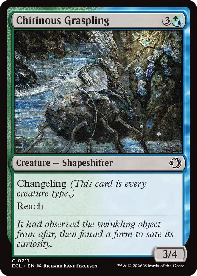 0211 Chitinous Graspling C Lorwyn Eclipsed