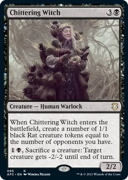 0095 Chittering Witch R Commander: Adventures in the Forgotten Realms