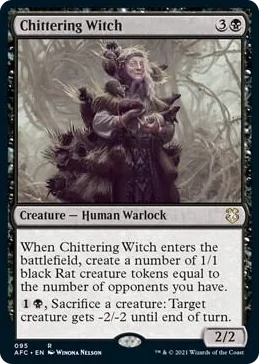 0095 Chittering Witch R Commander: Adventures in the Forgotten Realms