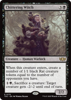 0175 Chittering Witch R Commander: Tarkir: Dragonstorm