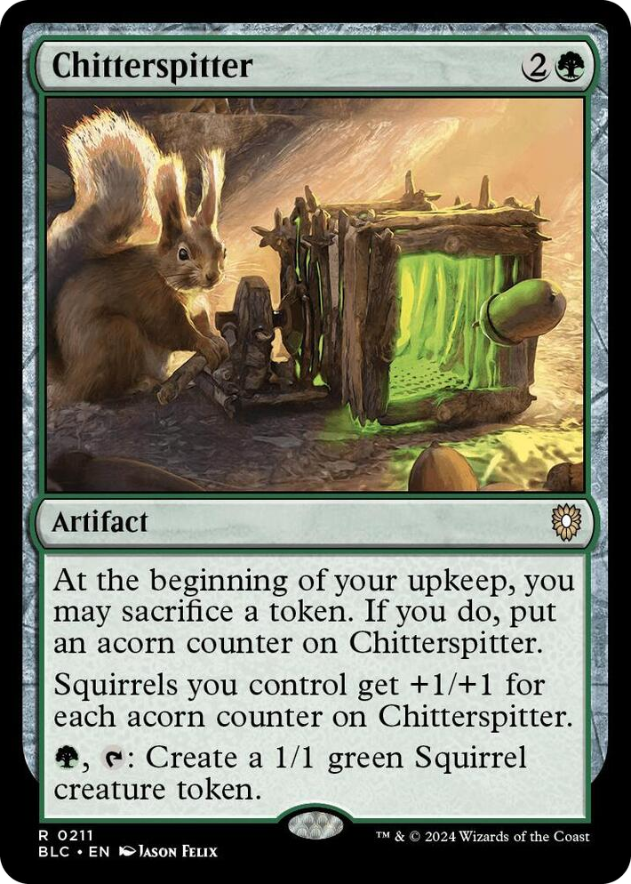 0211 Chitterspitter R Commander: Bloomburrow