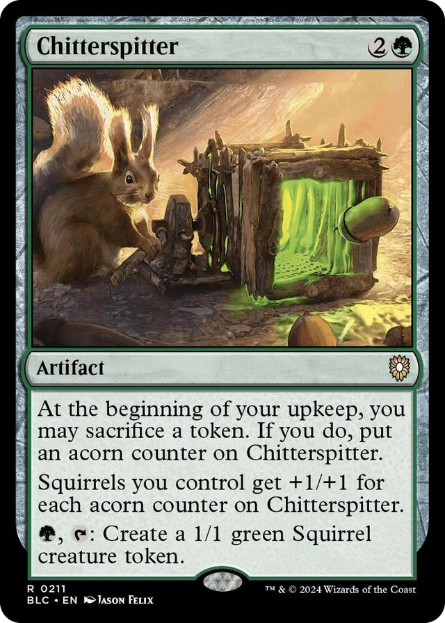 0211 Chitterspitter R Commander: Bloomburrow