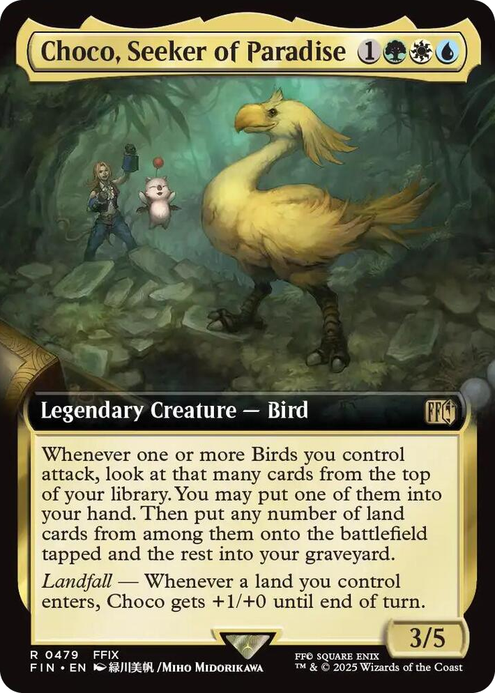 0479 Choco, Seeker of Paradise (Extended Art) R FINAL FANTASY