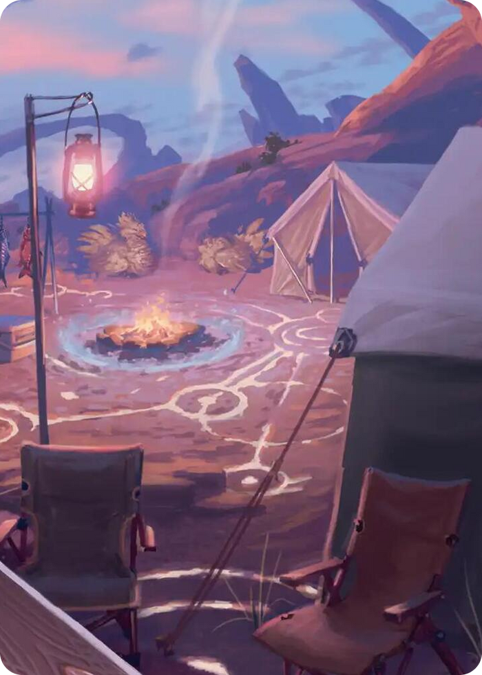 Chocobo Camp Scene Art Card #21 S - Art Series: FINAL FANTASY Pokemon card