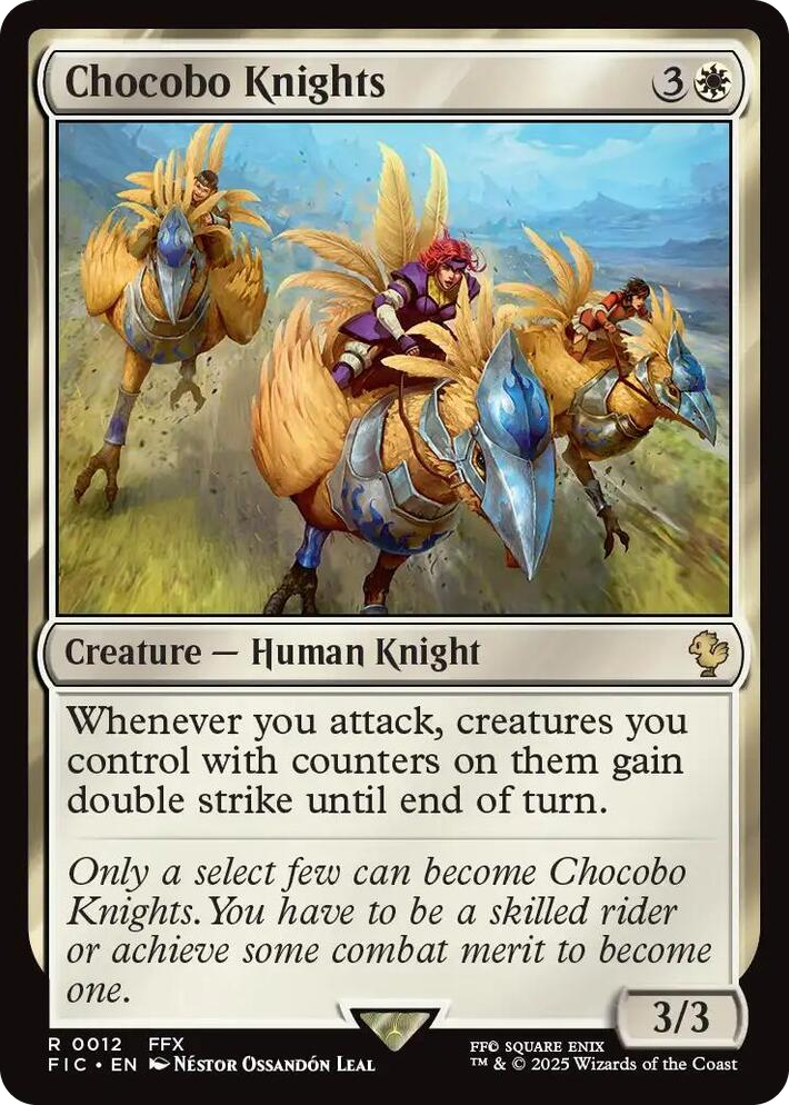 0012 Chocobo Knights R Commander: FINAL FANTASY