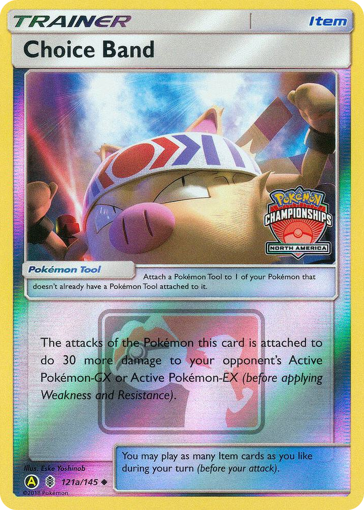0121a Choice Band - 121a/145 (North America Championships) Promo League & Championship Cards