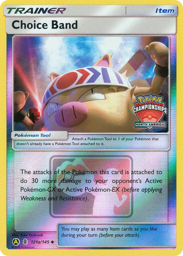 0121a Choice Band - 121a/145 (North America Championships) Promo League & Championship Cards