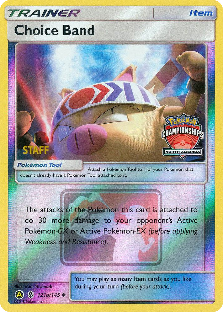0121a Choice Band - 121a/145 (North America Championships) [Staff] Promo League & Championship Cards