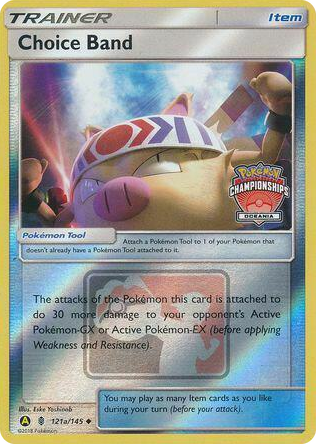 0121a Choice Band - 121a/145 (Oceania Championships) Promo League & Championship Cards
