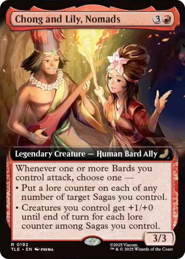 0192 Chong and Lily, Nomads (Extended Art) R The Last Airbender: Eternal-Legal