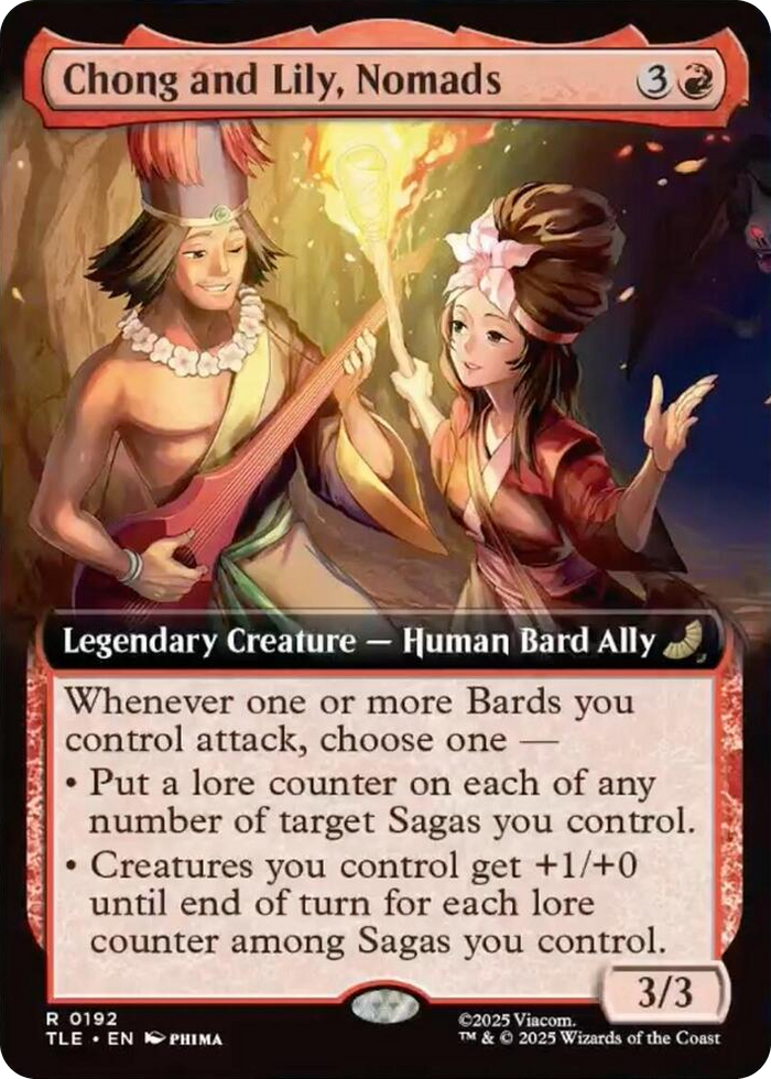 Chong and Lily, Nomads (Extended Art) #192 R - The Last Airbender: Eternal-Legal Pokemon card